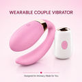 Wearable Couple Vibrator with Wireless Remote | Soft Silicone | Waterproof | 10 Vibration Modes